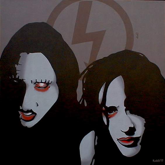 36 x 36
Hand brushed acrylic
