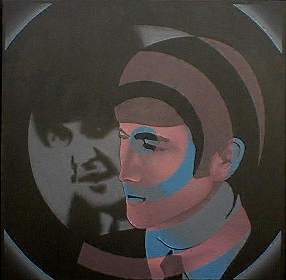 36 x 36
Hand brushed acrylic